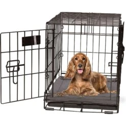 K&H Pet Products Memory Foam Dog Crate Pad, Gray -Dog Supplies 100545 PT7. AC SS1800 V1686332017