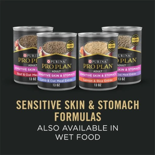 Purina Pro Plan Adult Sensitive Skin & Stomach Salmon & Rice Formula Dry Dog Food -Dog Supplies 101143 PT6. AC SS1800 V1701881770