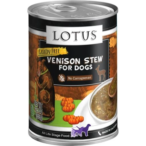 Lotus Venison Stew Grain-Free Canned Dog Food -Dog Supplies 101889 MAIN. AC SS1800 V1582221817