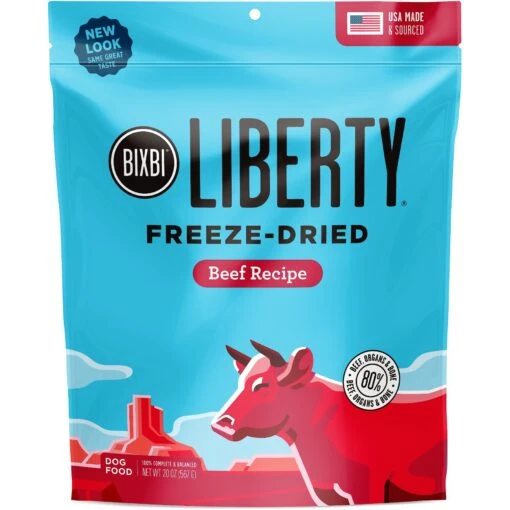 BIXBI Liberty Beef Recipe Grain-Free Freeze-Dried Raw Dog Food -Dog Supplies 103650 MAIN. AC SS1800 V1640647072