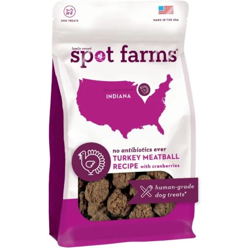 Spot Farms Turkey Meatball Recipe With Cranberries Dog Treats -Dog Supplies 104177 MAIN. AC SS1800 V1619709164