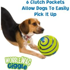 As Seen On TV Wobble Wag Giggle Ball Dog Toy -Dog Supplies 104397 PT3. AC SS1800 V1537196824