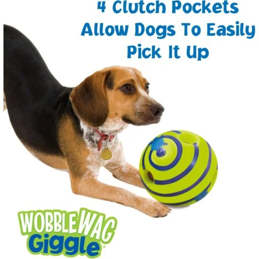 As Seen On TV Wobble Wag Giggle Ball Dog Toy -Dog Supplies 104397 PT4. AC SS1800 V1649344890