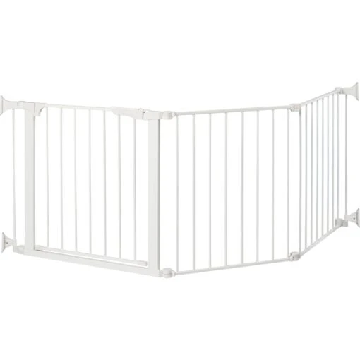 Command Pet Products Auto Closing Custom Fit Pet Gate, White -Dog Supplies 109330 PT1. AC SS1800 V1700859918