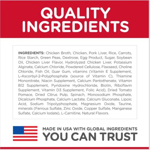 Hill's Science Diet Adult 7+ Senior Vitality Chicken & Vegetable Stew Canned Dog Food -Dog Supplies 109444 PT4. AC SS1800 V1673035372