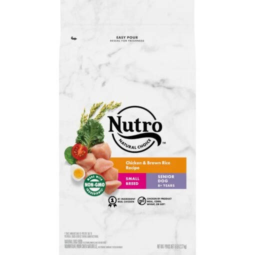 Nutro Natural Choice Small Breed Senior Chicken & Brown Rice Recipe Dry Dog Food -Dog Supplies 109583 MAIN. AC SS1800 V1691418389