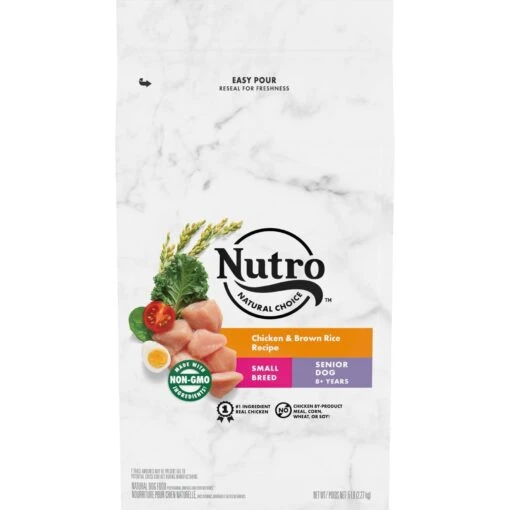 Nutro Natural Choice Small Breed Senior Chicken & Brown Rice Recipe Dry Dog Food -Dog Supplies 109583 PT2. AC SS1800 V1691418395