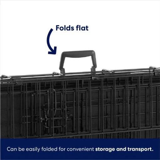 Frisco Heavy Duty Fold & Carry Double Door Collapsible Wire Dog Crate -Dog Supplies 109789 PT5. AC SS1800 V1667228785