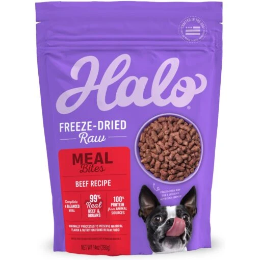 Halo Meal Bites Beef Recipe Raw Freeze-Dried Dog Food -Dog Supplies 110163 MAIN. AC SS1800 V1657655132