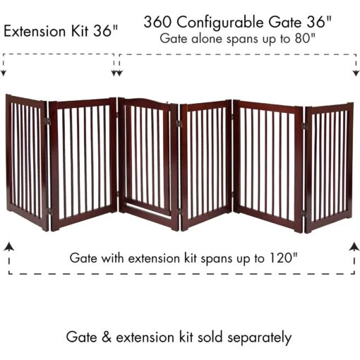 Primetime Petz 360 Configurable Gate With Door -Dog Supplies 112365 PT7. AC SS1800 V1688753980