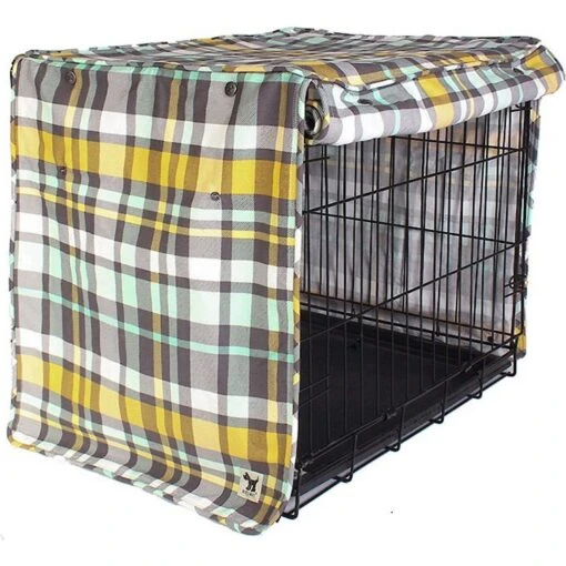 Molly Mutt Dog Crate Cover, Northwestern Girls, Plaid -Dog Supplies 113478 PT1. AC SS1800 V1488492508