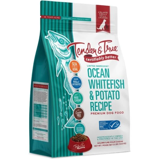 Tender & True Limited Ingredient Grain-Free Ocean Whitefish & Potato Recipe Dry Dog Food -Dog Supplies 115330 MAIN. AC SS1800 V1583863995