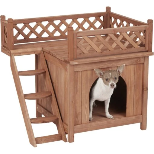 Merry Products Room With A View Wood Dog & Cat House -Dog Supplies 118007 PT3. AC SS1800 V1569020374