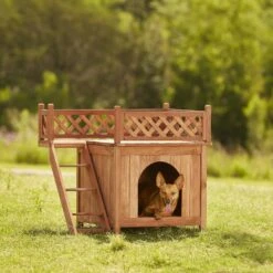 Merry Products Room With A View Wood Dog & Cat House -Dog Supplies 118007 PT4. AC SS1800 V1562180619