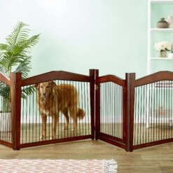 Merry Products 2-in-1 Configurable Single Door Furniture Style Dog Crate & Gate -Dog Supplies 118024 PT4. AC SS1800 V1562180661