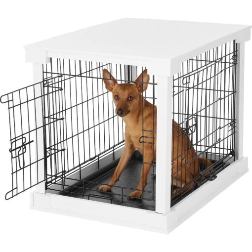 Merry Products Double Door Furniture Style Dog Crate & End Table -Dog Supplies 118029 PT3. AC SS1800 V1569020377