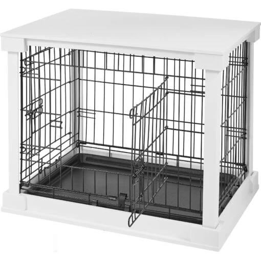 Merry Products Double Door Furniture Style Dog Crate & End Table -Dog Supplies 118029 PT8. AC SS1800 V1562180876