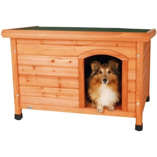 TRIXIE Natura Classic Dog House With Weatherproof Finish, Elevated Floor -Dog Supplies 118966 PT1. AC SS1800 V1643406400