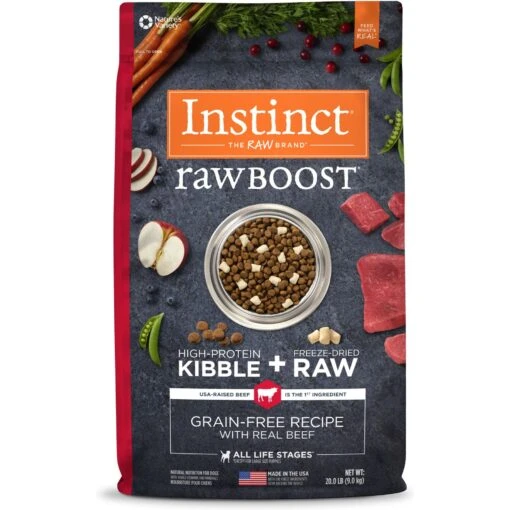 Instinct Raw Boost Grain-Free Recipe With Real Beef & Freeze-Dried Raw Pieces Dry Dog Food -Dog Supplies 119070 MAIN. AC SS1800 V1657655277