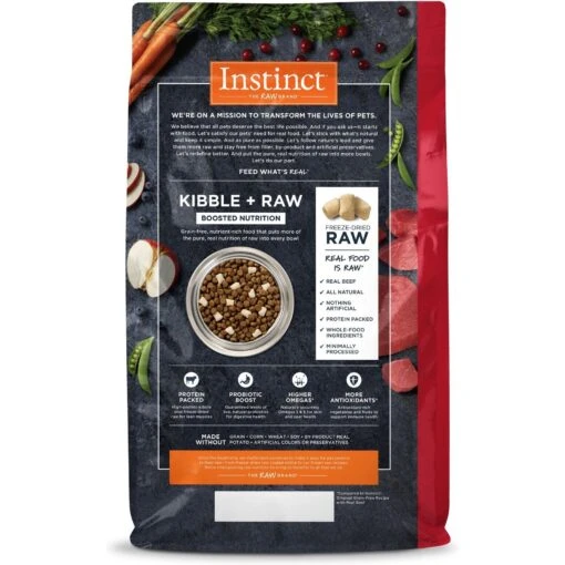 Instinct Raw Boost Grain-Free Recipe With Real Beef & Freeze-Dried Raw Pieces Dry Dog Food -Dog Supplies 119070 PT1. AC SS1800 V1657655277