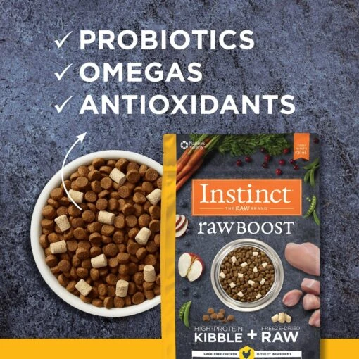 Instinct Raw Boost Grain-Free Recipe With Real Chicken & Freeze-Dried Raw Pieces Dry Dog Food -Dog Supplies 119081 PT5. AC SS1800 V1649881301