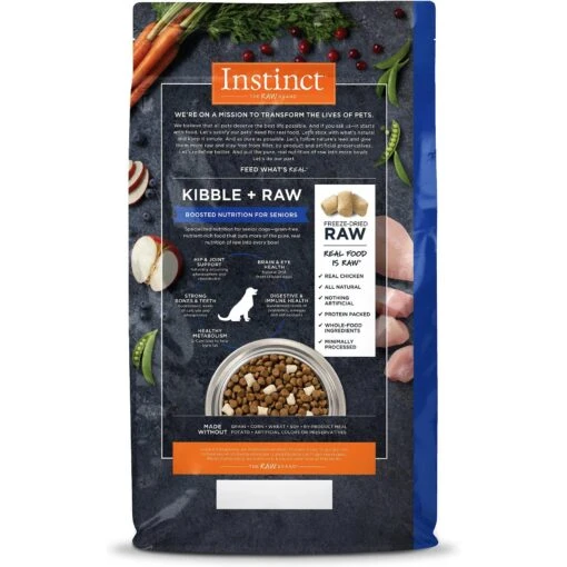 Instinct Raw Boost Senior Grain-Free Recipe With Real Chicken & Freeze-Dried Raw Pieces Dry Dog Food -Dog Supplies 119095 PT1. AC SS1800 V1649880389