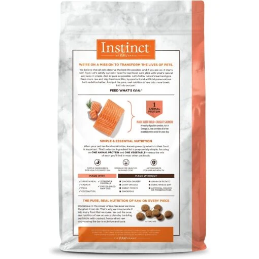 Instinct Limited Ingredient Diet Grain-Free Recipe With Real Salmon Freeze-Dried Raw Coated Dry Dog Food -Dog Supplies 122318 PT2. AC SS1800 V1580743116