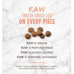 Instinct Limited Ingredient Diet Grain-Free Recipe With Real Salmon Freeze-Dried Raw Coated Dry Dog Food -Dog Supplies 122318 PT5. AC SS1800 V1580743154