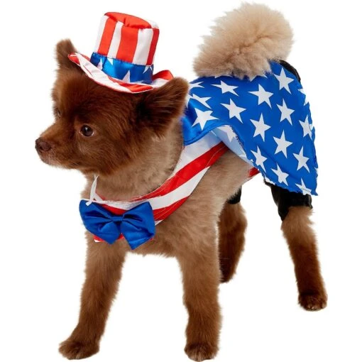 Rubie's Costume Company Uncle Sam Dog Costume -Dog Supplies 130743 MAIN. AC SS1800 V1519664137