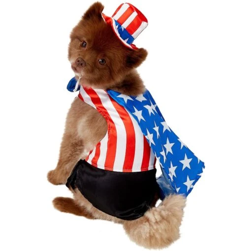 Rubie's Costume Company Uncle Sam Dog Costume -Dog Supplies 130743 PT1. AC SS1800 V1519664136