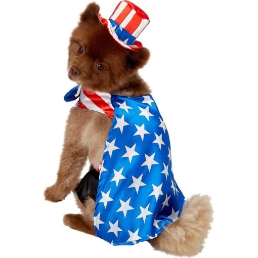 Rubie's Costume Company Uncle Sam Dog Costume -Dog Supplies 130743 PT4. AC SS1800 V1519664139