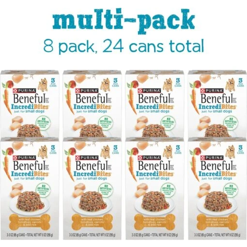 Purina Beneful IncrediBites With Chicken, Tomatoes, Carrots & Wild Rice Canned Dog Food -Dog Supplies 131000 PT1. AC SS1800 V1700156789