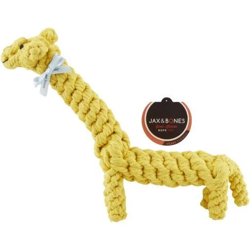 Jax And Bones Jerry The Giraffe Rope Dog Toy, Jumbo -Dog Supplies 133547 PT1. AC SS1800 V1523637959