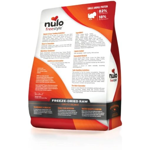 Nulo Freestyle Turkey Recipe With Cranberries Grain-Free Freeze-Dried Raw Dog Food -Dog Supplies 135495 PT1. AC SS1800 V1667949562