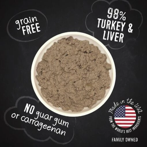 Hound & Gatos 98% Turkey & Liver Grain-Free Dog Food -Dog Supplies 138362 PT3. AC SS1800 V1594836375