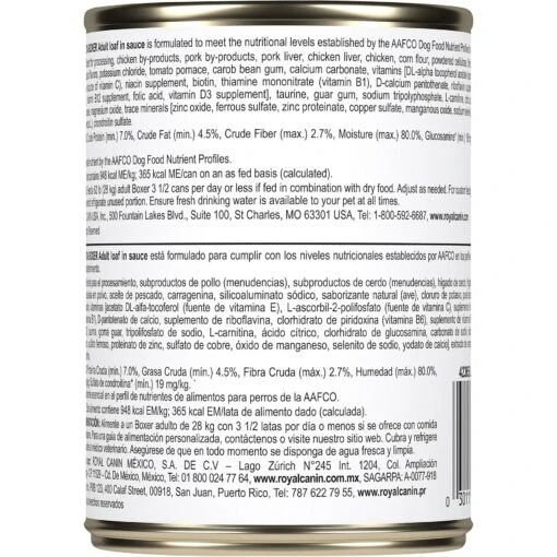 Royal Canin Breed Health Nutrition Boxer Adult Loaf In Sauce Canned Dog Food -Dog Supplies 139006 PT1. AC SS1800 V1695217622