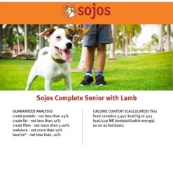 Sojos Complete Lamb Recipe Adult Grain-Free Freeze-Dried Dehydrated Dog Food -Dog Supplies 139205 PT7. AC SS1800 V1611088602