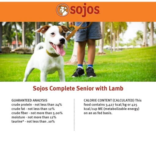 Sojos Complete Lamb Recipe Adult Grain-Free Freeze-Dried Dehydrated Dog Food -Dog Supplies 139205 PT7. AC SS1800 V1611088602