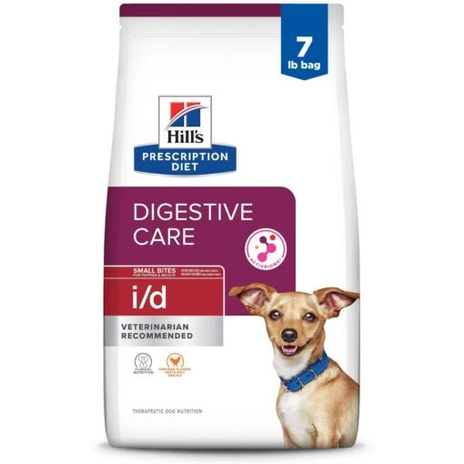 Hill's Prescription Diet I/d Digestive Care Small Bites Chicken Flavor Dry Adult & Puppy Dog Food -Dog Supplies 141044 MAIN. AC SS1800 V1687976322