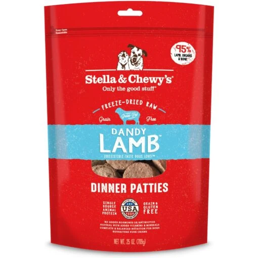 Stella & Chewy's Dandy Lamb Dinner Patties Freeze-Dried Raw Dog Food -Dog Supplies 141201 MAIN. AC SS1800 V1514487226