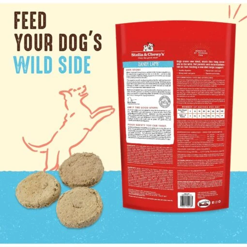 Stella & Chewy's Dandy Lamb Dinner Patties Freeze-Dried Raw Dog Food -Dog Supplies 141201 PT2. AC SS1800 V1516233083