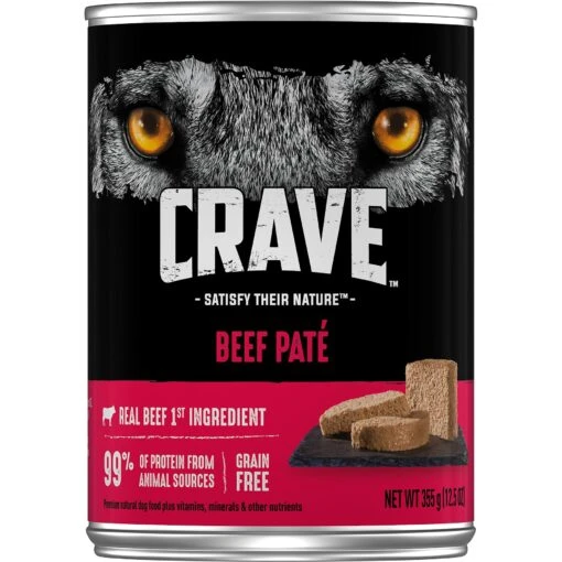 Crave Beef Pate Grain-Free Canned Dog Food -Dog Supplies 141639 MAIN. AC SS1800 V1514318781