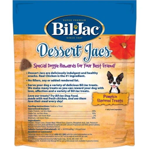 Bil-Jac Dessert Jacs Pumpkin Flavored Dog Treats -Dog Supplies 141983 PT1. AC SS1800 V1517351514