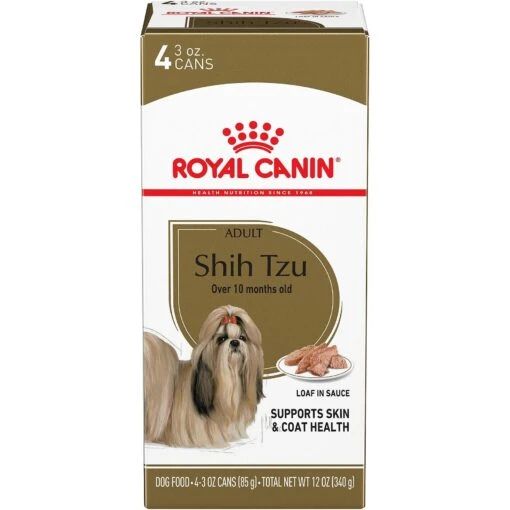 Royal Canin Breed Health Nutrition Shih Tzu Adult Loaf In Sauce Canned Dog Food -Dog Supplies 142487 MAIN. AC SS1800 V1637794140