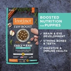 Instinct Raw Boost Puppy Grain-Free Recipe With Real Chicken & Freeze-Dried Raw Pieces Dry Dog Food -Dog Supplies 143157 PT5. AC SS1800 V1663712334