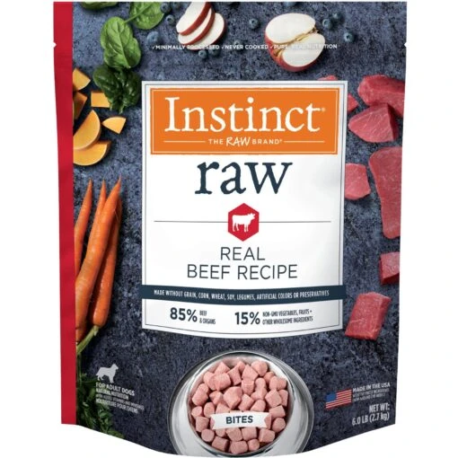 Instinct Frozen Raw Bites Grain-Free Real Beef Recipe Dog Food -Dog Supplies 143996 MAIN. AC SS1800 V1668200067