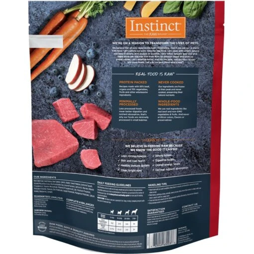 Instinct Frozen Raw Bites Grain-Free Real Beef Recipe Dog Food -Dog Supplies 143996 PT1. AC SS1800 V1668202150