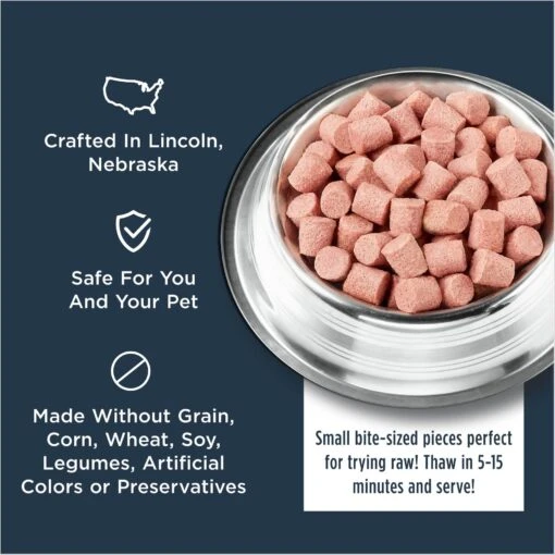 Instinct Frozen Raw Bites Grain-Free Real Beef Recipe Dog Food -Dog Supplies 143996 PT5. AC SS1800 V1668200440