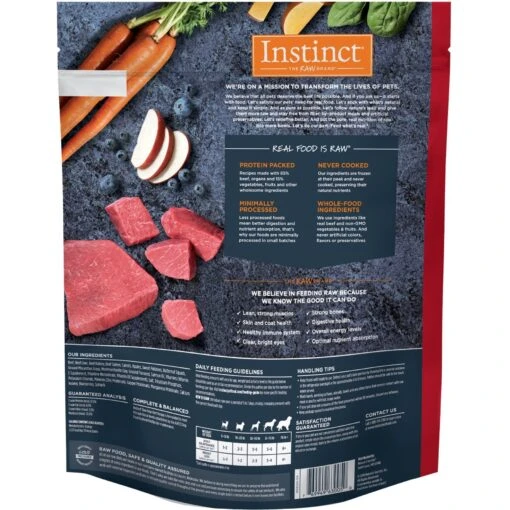 Instinct Frozen Raw Patties Grain-Free Real Beef Recipe Dog Food -Dog Supplies 144000 PT1. AC SS1800 V1668200441