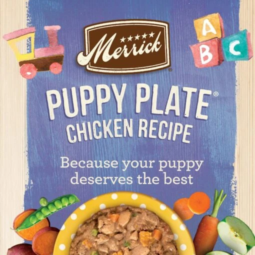 Merrick Grain-Free Wet Puppy Food Puppy Plate Chicken Recipe -Dog Supplies 144746 PT1. AC SS1800 V1643413005